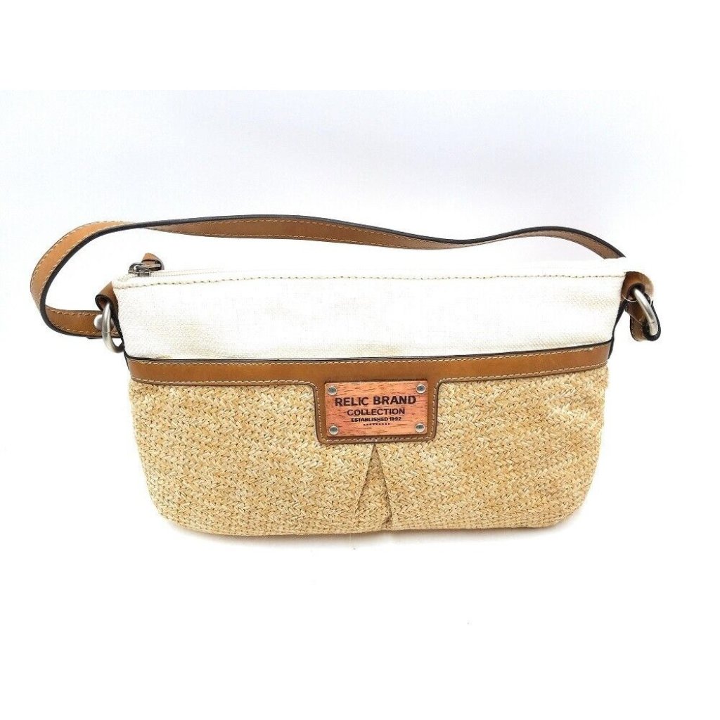 Relic Brand Eisley Top Zip Khaki Purse Nwt Originally 54